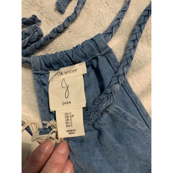 NNWT Denim Joie Retro Look Halter Braided Straps - Picture 3 of 4